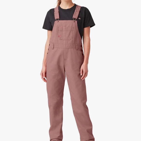 Dickies Denim - Women's Dickies Relaxed Fit Bib Overall rinsed ash rose pink
